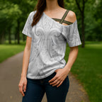 Maori Rugby Custom Ngaru Mangopare Cross Shoulder Shirt Kiwikiwi Niho Taniwha Motif