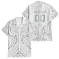 Maori Rugby Custom Ngaru Mangopare Family Matching Mermaid Dress and Hawaiian Shirt Kiwikiwi Niho Taniwha Motif