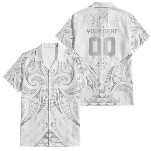 Maori Rugby Custom Ngaru Mangopare Family Matching Mermaid Dress and Hawaiian Shirt Kiwikiwi Niho Taniwha Motif