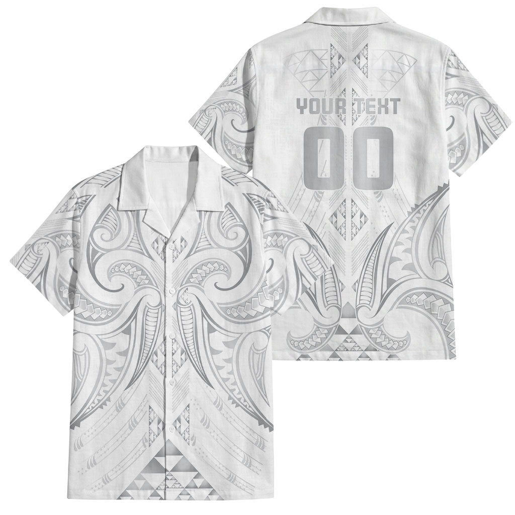 Maori Rugby Custom Ngaru Mangopare Family Matching Off Shoulder Short Dress and Hawaiian Shirt Kiwikiwi Niho Taniwha Motif