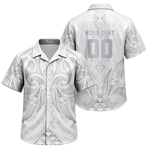 Maori Rugby Custom Ngaru Mangopare Family Matching Short Sleeve Bodycon Dress and Hawaiian Shirt Kiwikiwi Niho Taniwha Motif