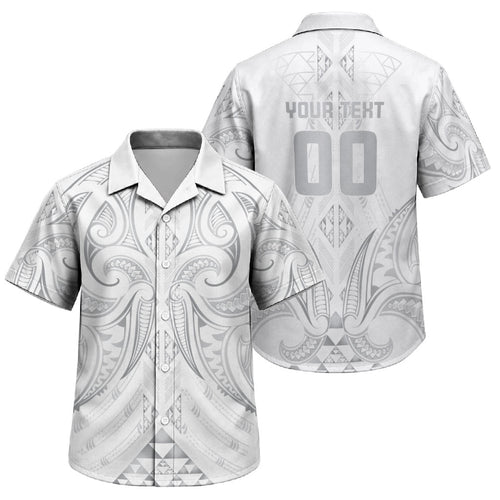 Maori Rugby Custom Ngaru Mangopare Family Matching Summer Maxi Dress and Hawaiian Shirt Kiwikiwi Niho Taniwha Motif