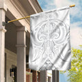 Maori Rugby Custom Ngaru Mangopare Garden Flag Kiwikiwi Niho Taniwha Motif