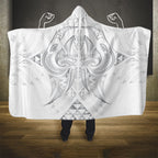 Maori Rugby Custom Ngaru Mangopare Hooded Blanket Kiwikiwi Niho Taniwha Motif