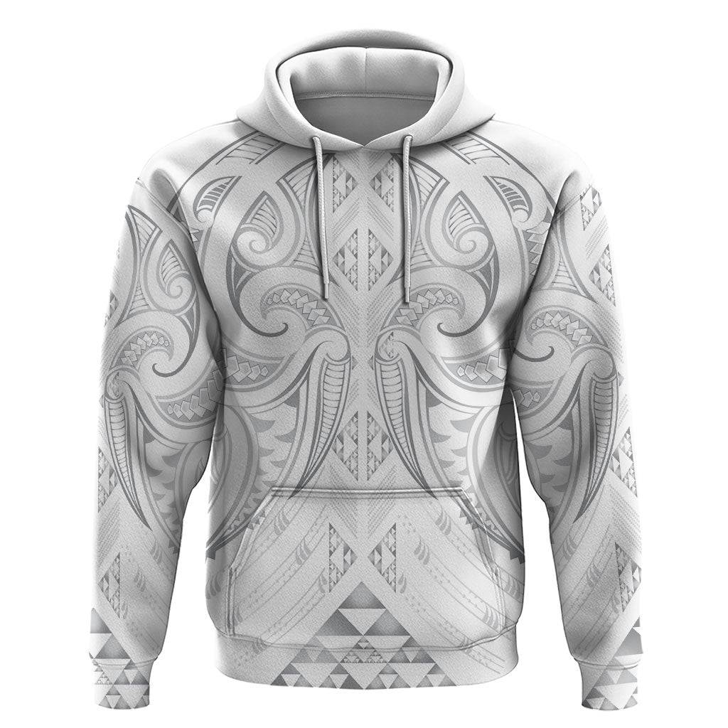Maori Rugby Custom Ngaru Mangopare Hoodie Kiwikiwi Niho Taniwha Motif