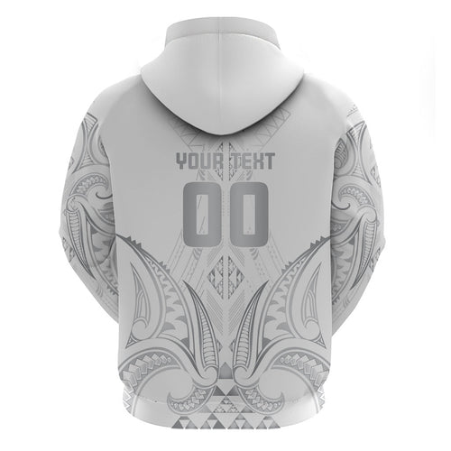 Maori Rugby Custom Ngaru Mangopare Hoodie Kiwikiwi Niho Taniwha Motif
