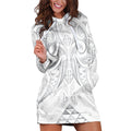 Maori Rugby Custom Ngaru Mangopare Hoodie Dress Kiwikiwi Niho Taniwha Motif
