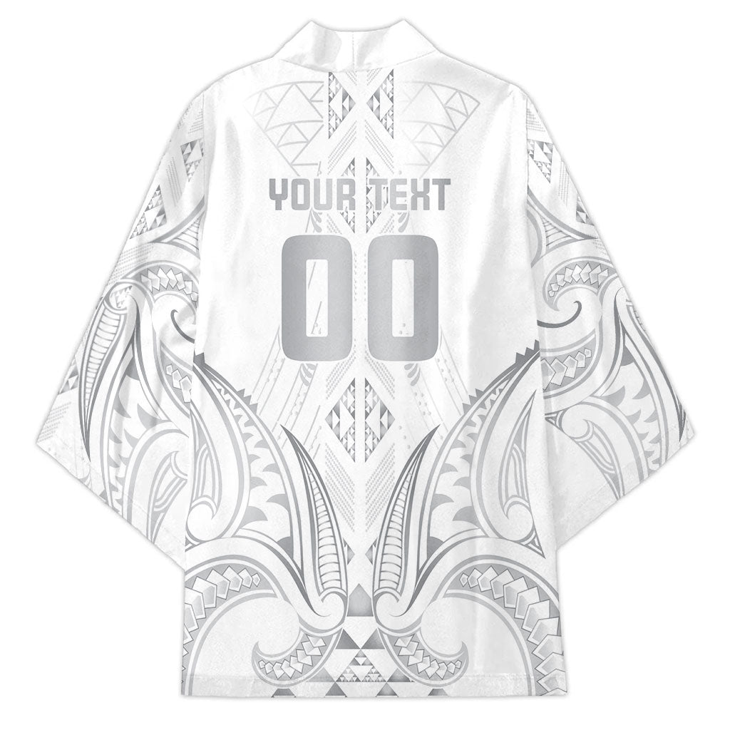 Maori Rugby Custom Ngaru Mangopare Kimono Kiwikiwi Niho Taniwha Motif