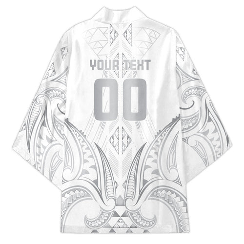 Maori Rugby Custom Ngaru Mangopare Kimono Kiwikiwi Niho Taniwha Motif