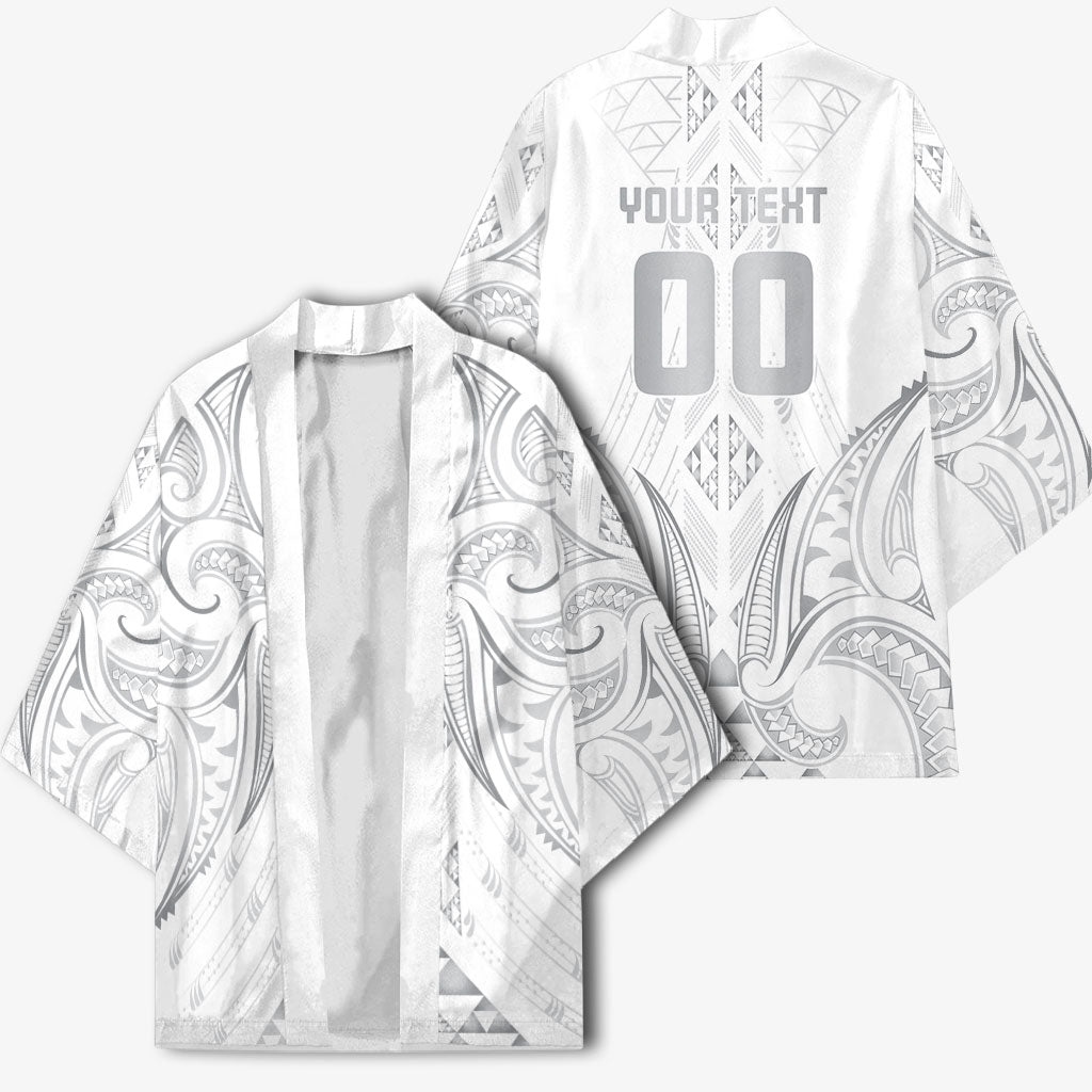 Maori Rugby Custom Ngaru Mangopare Kimono Kiwikiwi Niho Taniwha Motif