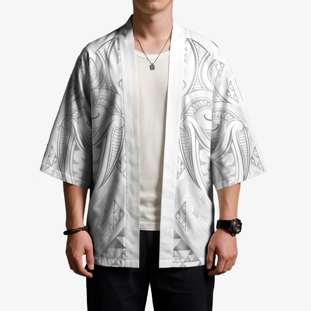 Maori Rugby Custom Ngaru Mangopare Kimono Kiwikiwi Niho Taniwha Motif
