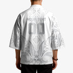 Maori Rugby Custom Ngaru Mangopare Kimono Kiwikiwi Niho Taniwha Motif