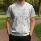 Maori Rugby Custom Ngaru Mangopare Christmas Knitted V-Neck Vest Kiwikiwi Niho Taniwha Motif
