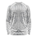 Maori Rugby Custom Ngaru Mangopare Long Sleeve Shirt Kiwikiwi Niho Taniwha Motif