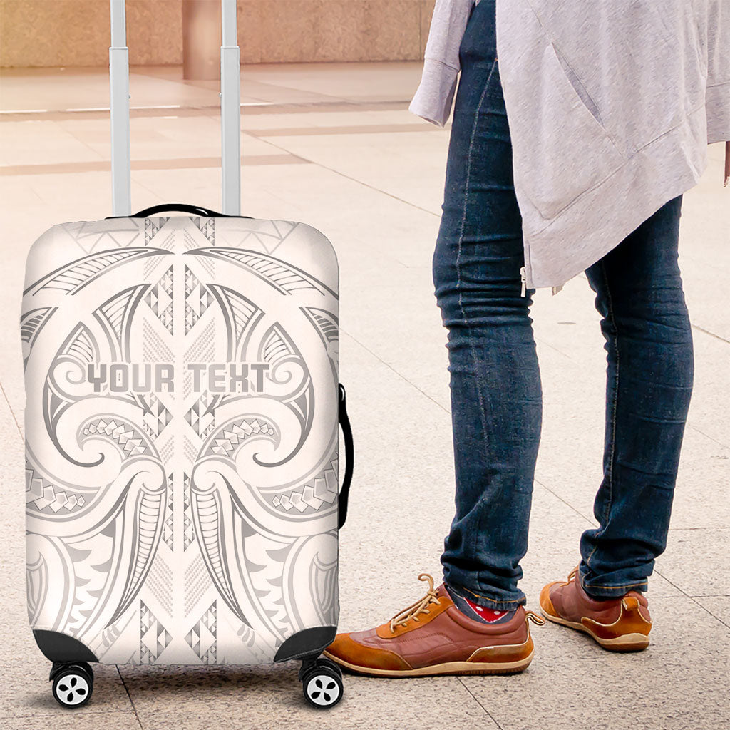 Maori Rugby Custom Ngaru Mangopare Luggage Cover Kiwikiwi Niho Taniwha Motif