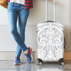 Maori Rugby Custom Ngaru Mangopare Luggage Cover Kiwikiwi Niho Taniwha Motif