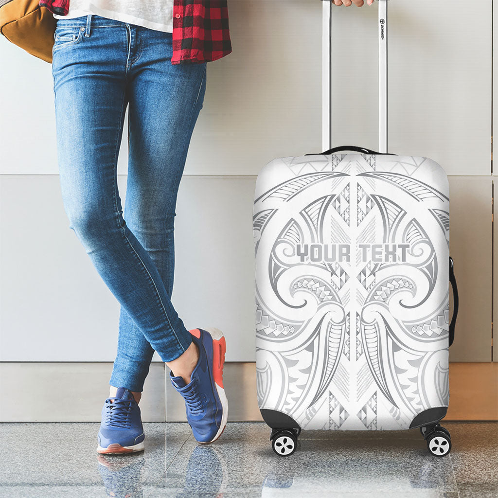 Maori Rugby Custom Ngaru Mangopare Luggage Cover Kiwikiwi Niho Taniwha Motif