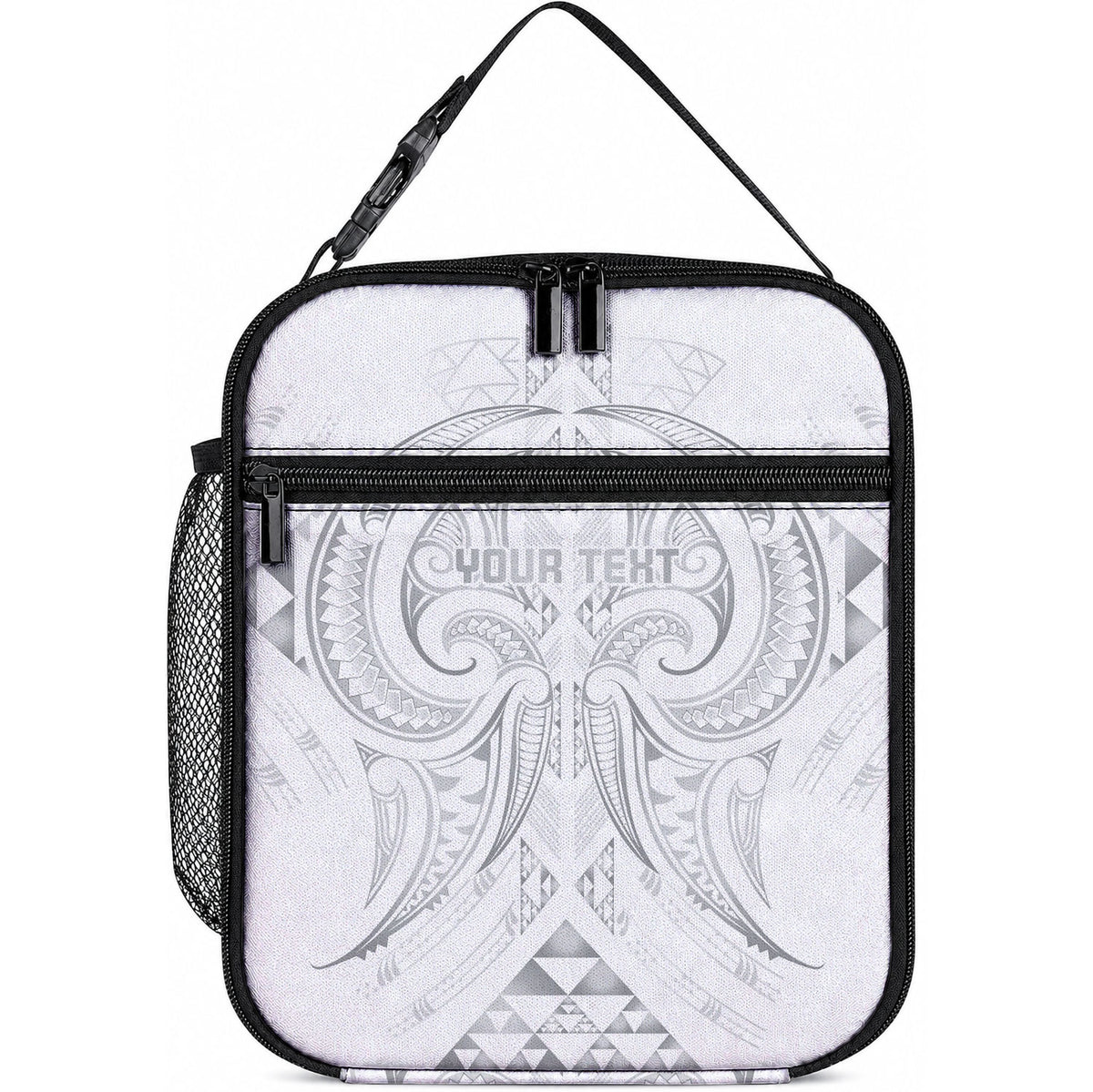 Maori Rugby Custom Ngaru Mangopare Lunch Bag Kiwikiwi Niho Taniwha Motif