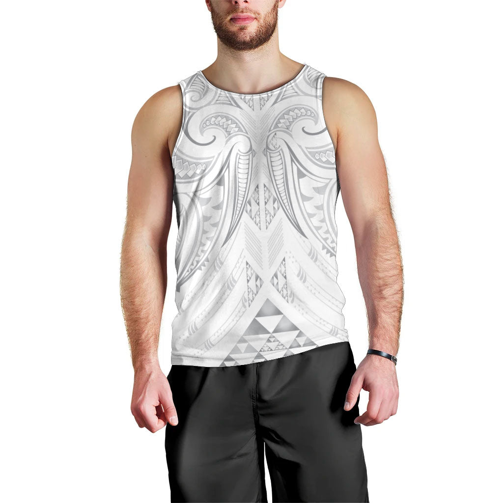 Maori Rugby Custom Ngaru Mangopare Men Tank Top Kiwikiwi Niho Taniwha Motif