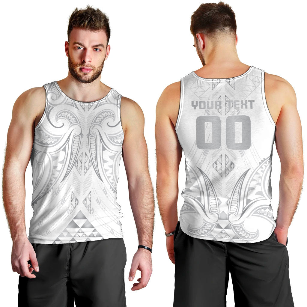 Maori Rugby Custom Ngaru Mangopare Men Tank Top Kiwikiwi Niho Taniwha Motif