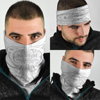 Maori Rugby Custom Ngaru Mangopare Neck Gaiter Kiwikiwi Niho Taniwha Motif