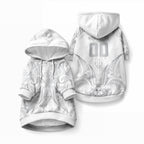 Maori Rugby Custom Ngaru Mangopare Pet Hoodie Kiwikiwi Niho Taniwha Motif