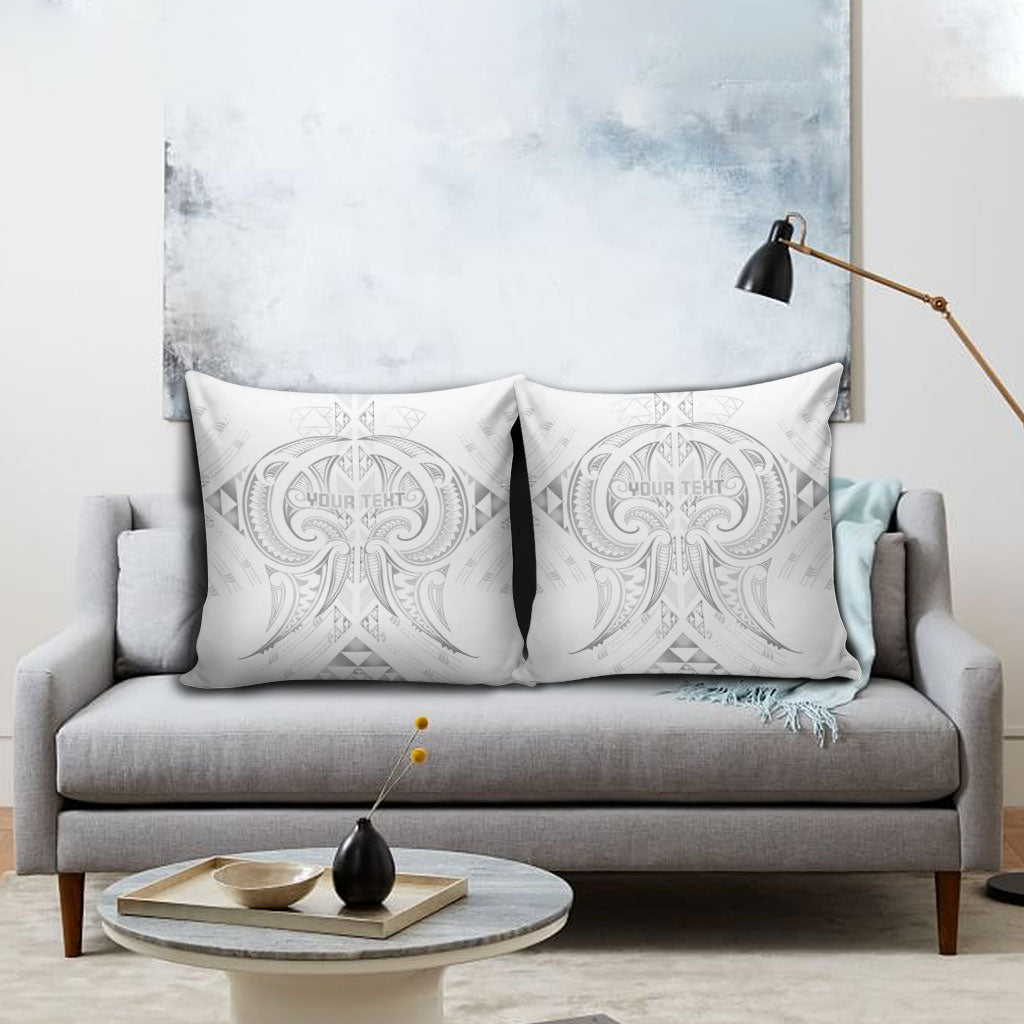 Maori Rugby Custom Ngaru Mangopare Pillow Cover Kiwikiwi Niho Taniwha Motif