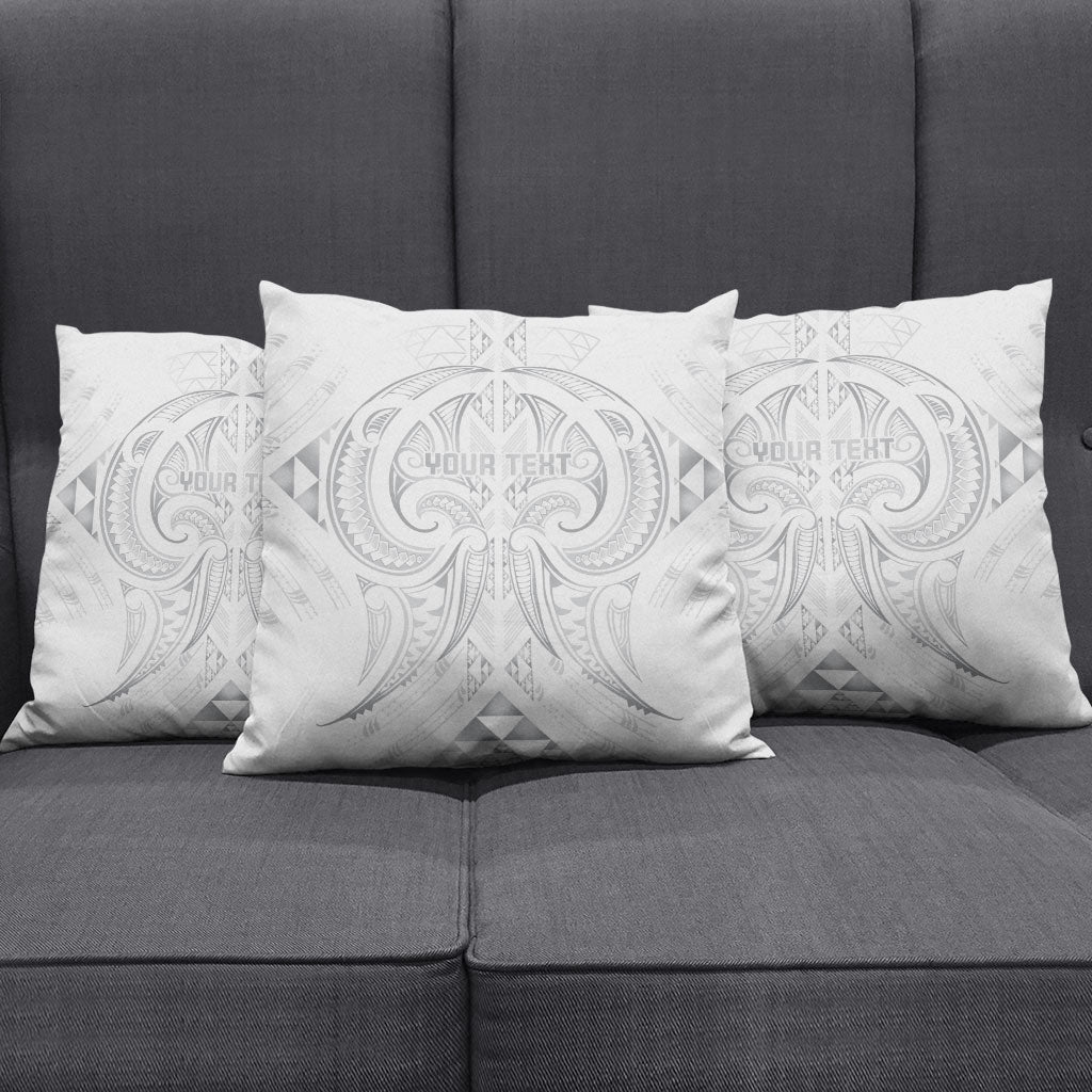 Maori Rugby Custom Ngaru Mangopare Pillow Cover Kiwikiwi Niho Taniwha Motif