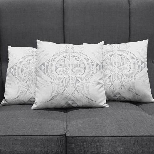 Maori Rugby Custom Ngaru Mangopare Pillow Cover Kiwikiwi Niho Taniwha Motif