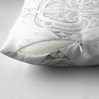 Maori Rugby Custom Ngaru Mangopare Pillow Cover Kiwikiwi Niho Taniwha Motif