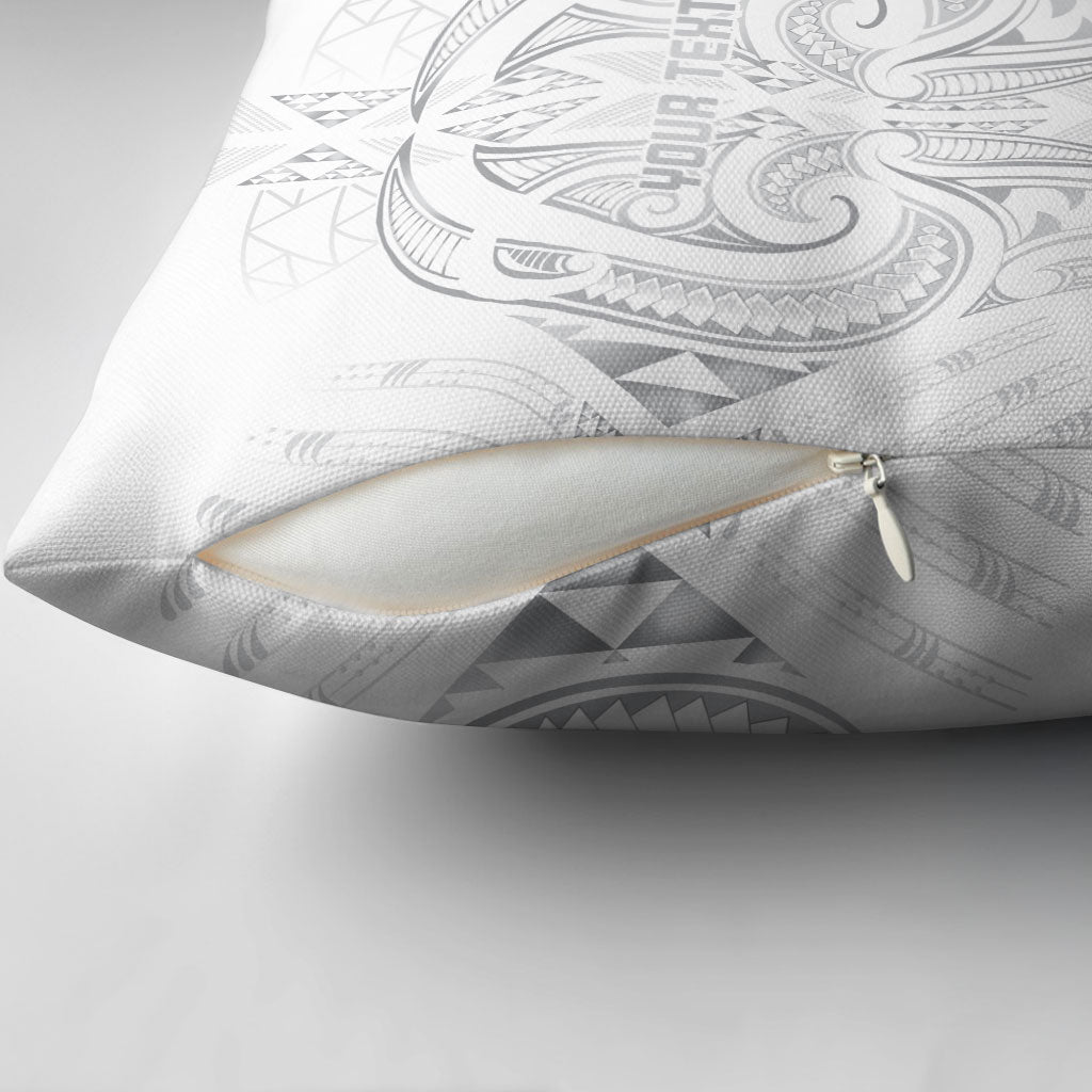 Maori Rugby Custom Ngaru Mangopare Pillow Cover Kiwikiwi Niho Taniwha Motif