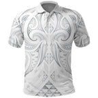 Maori Rugby Custom Ngaru Mangopare Polo Shirt Kiwikiwi Niho Taniwha Motif