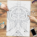 Maori Rugby Custom Ngaru Mangopare Puzzle Kiwikiwi Niho Taniwha Motif