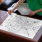 Maori Rugby Custom Ngaru Mangopare Puzzle Kiwikiwi Niho Taniwha Motif