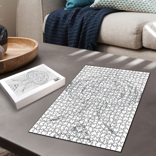 Maori Rugby Custom Ngaru Mangopare Puzzle Kiwikiwi Niho Taniwha Motif