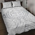 Maori Rugby Custom Ngaru Mangopare Quilt Bed Set Kiwikiwi Niho Taniwha Motif