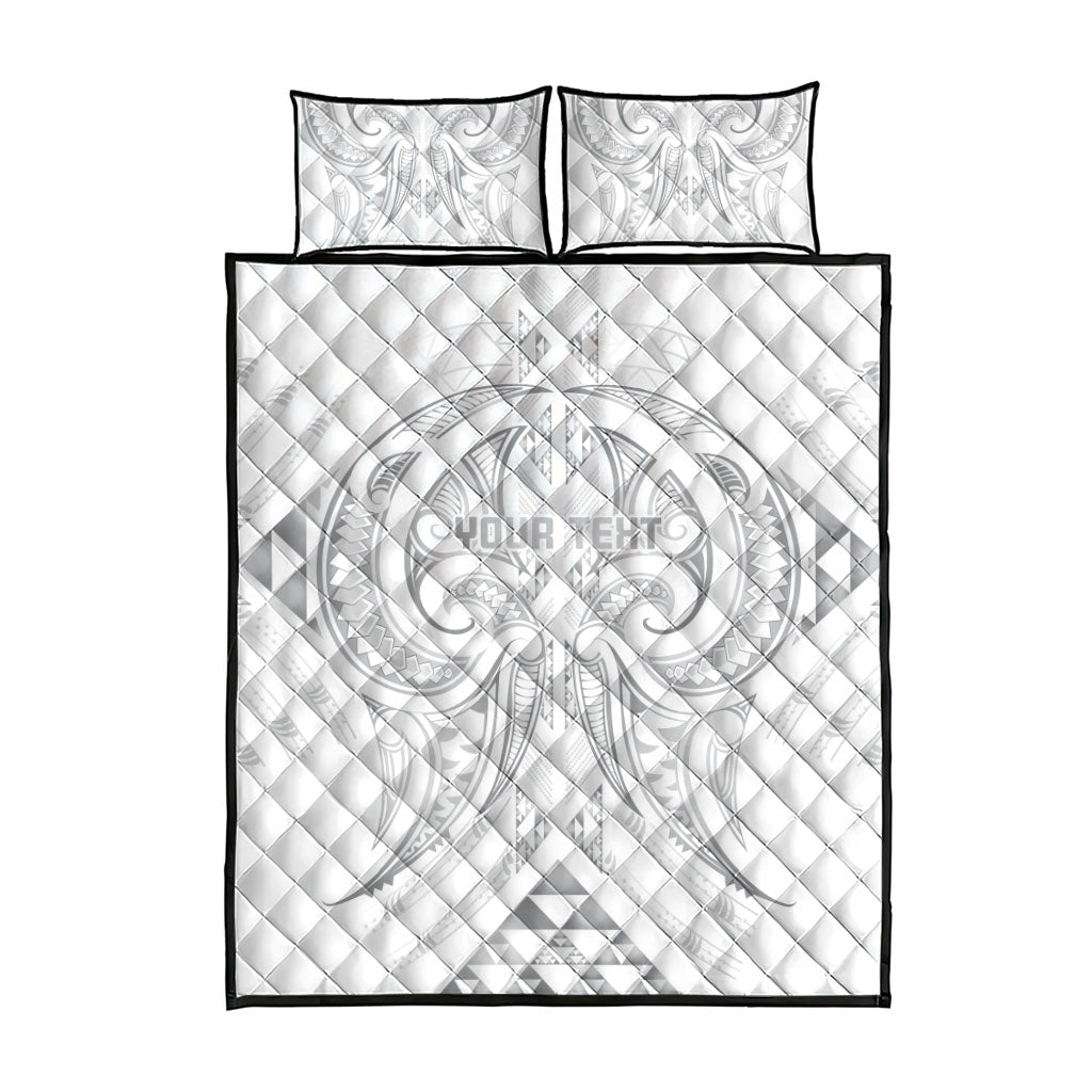 Maori Rugby Custom Ngaru Mangopare Quilt Bed Set Kiwikiwi Niho Taniwha Motif