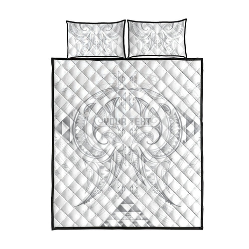Maori Rugby Custom Ngaru Mangopare Quilt Bed Set Kiwikiwi Niho Taniwha Motif