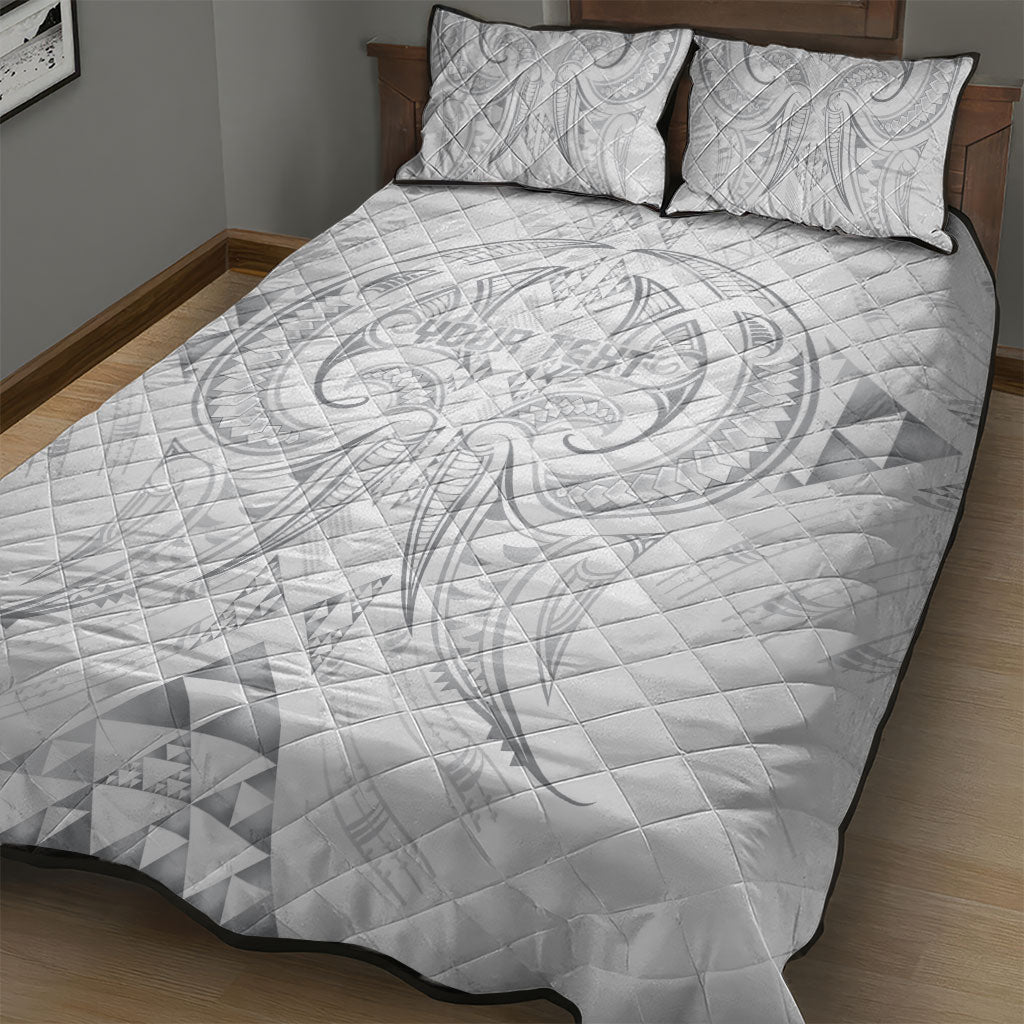 Maori Rugby Custom Ngaru Mangopare Quilt Bed Set Kiwikiwi Niho Taniwha Motif