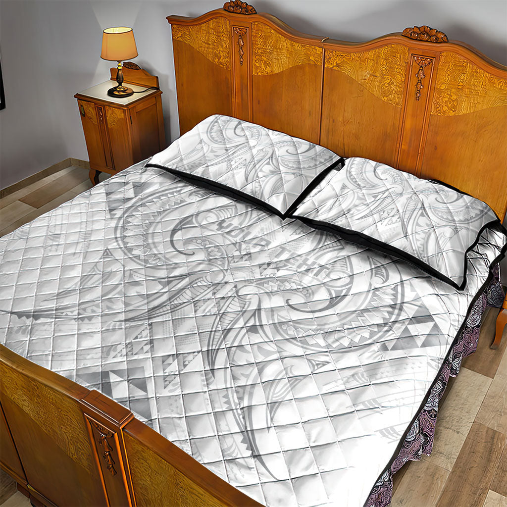 Maori Rugby Custom Ngaru Mangopare Quilt Bed Set Kiwikiwi Niho Taniwha Motif