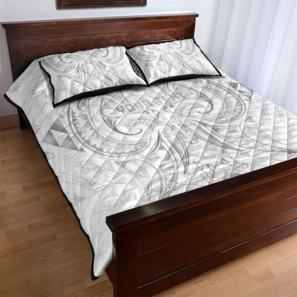 Maori Rugby Custom Ngaru Mangopare Quilt Bed Set Kiwikiwi Niho Taniwha Motif