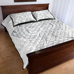 Maori Rugby Custom Ngaru Mangopare Quilt Bed Set Kiwikiwi Niho Taniwha Motif