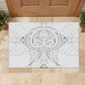Maori Rugby Custom Ngaru Mangopare Rubber Doormat Kiwikiwi Niho Taniwha Motif