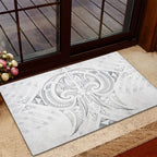 Maori Rugby Custom Ngaru Mangopare Rubber Doormat Kiwikiwi Niho Taniwha Motif