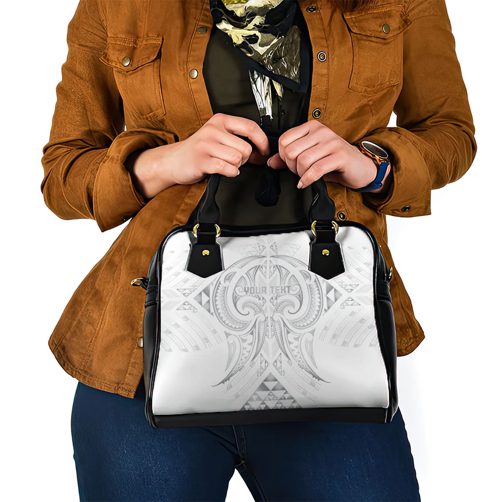 Maori Rugby Custom Ngaru Mangopare Shoulder Handbag Kiwikiwi Niho Taniwha Motif