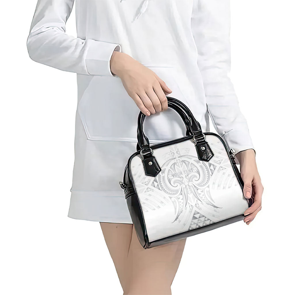 Maori Rugby Custom Ngaru Mangopare Shoulder Handbag Kiwikiwi Niho Taniwha Motif