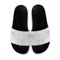 Maori Rugby Custom Ngaru Mangopare Slide Sandals Kiwikiwi Niho Taniwha Motif