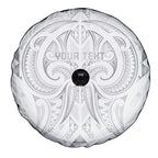 Maori Rugby Custom Ngaru Mangopare Spare Tire Cover Kiwikiwi Niho Taniwha Motif