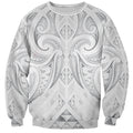 Maori Rugby Custom Ngaru Mangopare Sweatshirt Kiwikiwi Niho Taniwha Motif