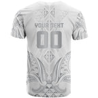 Maori Rugby Custom Ngaru Mangopare T Shirt Kiwikiwi Niho Taniwha Motif